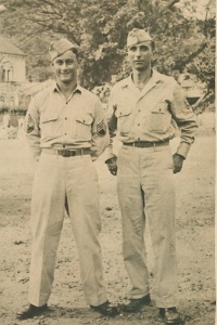 Herb with unidentified American soldier. Likely China.